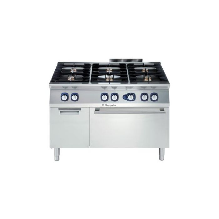 Electrolux 371006 Cooking Range 700XP 6 Burner Gas Range on Gas Oven with Cupboard. Model number: E7GCGL6C20
