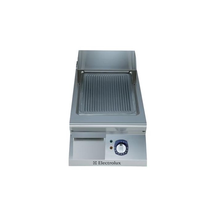 Electrolux 391172 900XP electric griddle with mild steel top. 400mm wide. Model number: E9FTEDSR0N
