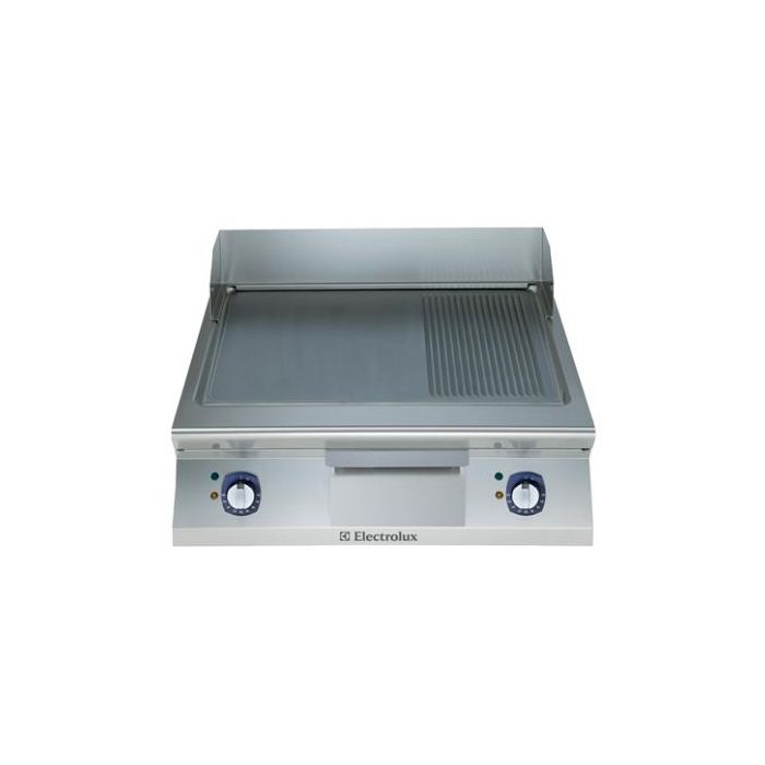 Electrolux 391174 900XP 800mm wide Electric Griddle with Mild Steel Cooking Surface. Model number: E9FTEHSP0N