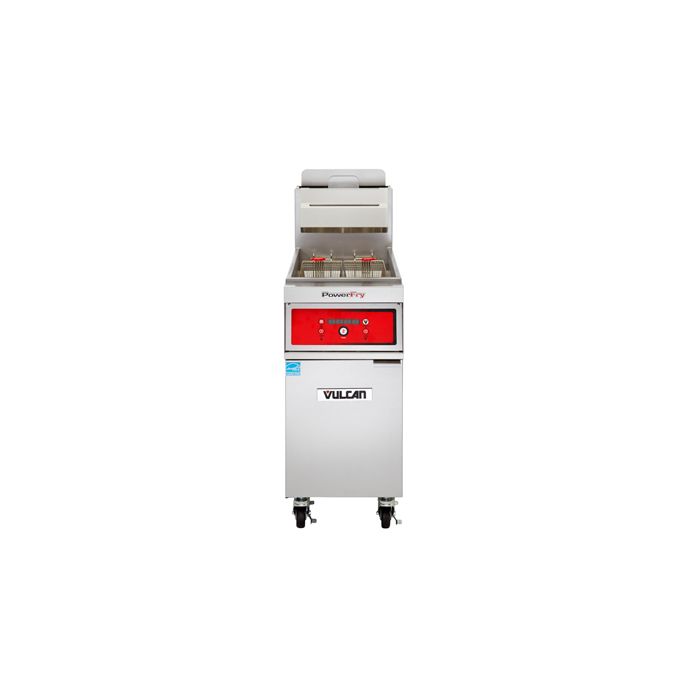 Vulcan Hart PowerFry3 1TR85DF gas fryer digital control and KleenScreen PLUS&reg; filter