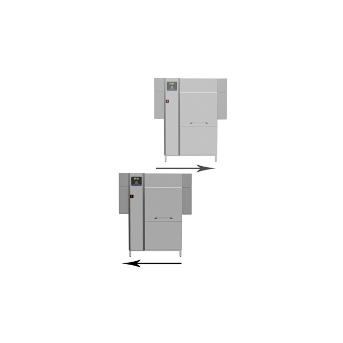 Electrolux green&amp;clean dual rinse rack type dishwasher with Energy Saving Device, 150 racks/hour, electric,50Hz PNC 535103