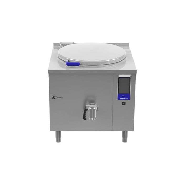 Electrolux Thermaline 586378 Electric Boiling Pan 100 litre Backsplash with Stirrer. Model number: PBON10RPEO