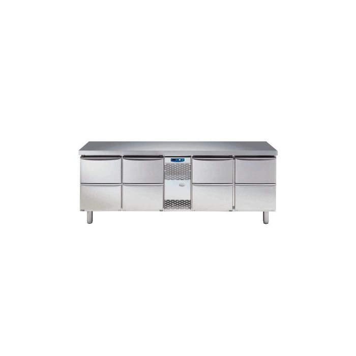 Electrolux 726201 Refrigerated Counter. HD Line. Capacity: 590 litre 8 Drawers. Model number: RCDR4M08