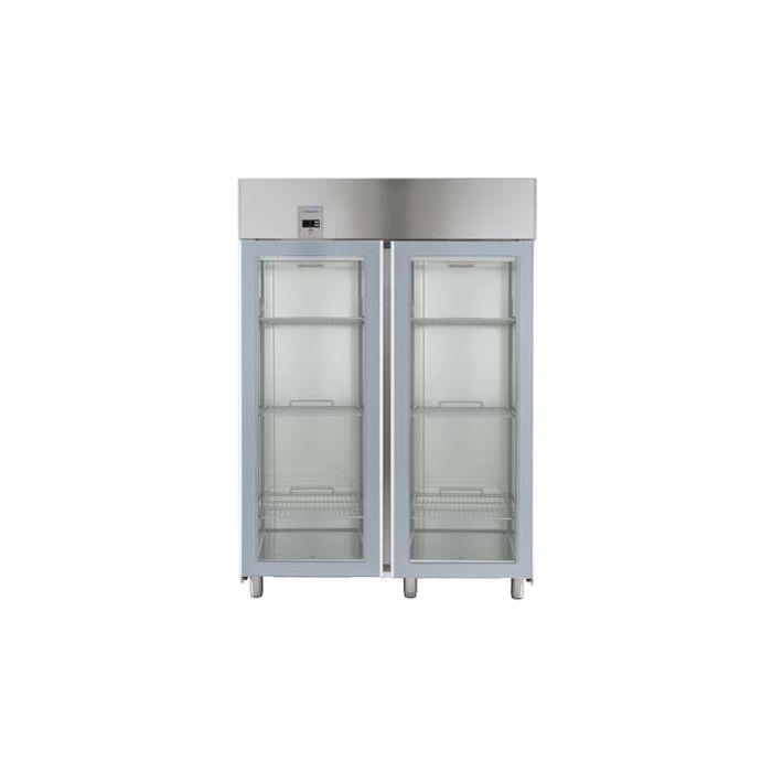 Electrolux 727296 ecostore 2 Glass Door Digital Stainless Steel Refrigerator 1430 litre (+2/+10). Model number: RE4142GR