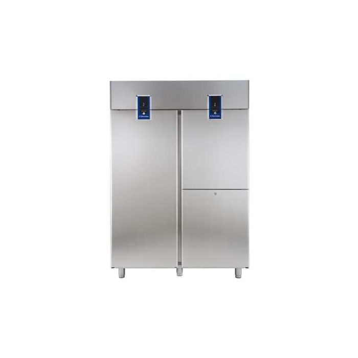 Electrolux 727328 ecostore Premium 1 Full + 2 Half Door Dual Digital Fish Refrigerator 1430 litre (-2/-6) - R290. Model number: ESP143DRFC