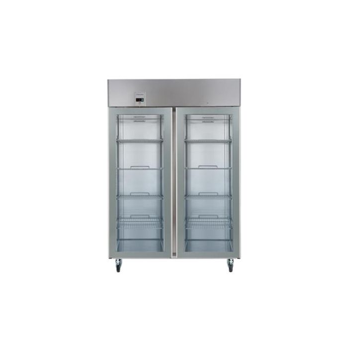 Electrolux 727376 ecostore 2 Glass Door Digital Stainless Steel Refrigerator 1430 litre (+2/+10) - UK Plug. Model number: RE4142GRG
