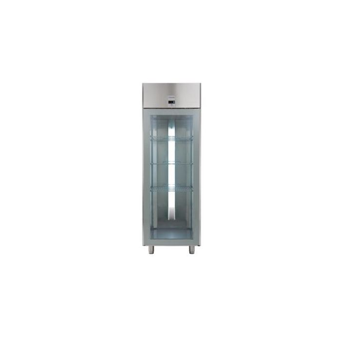 Electrolux 727430 ecostore 1 Glass Door Digital Stainless Steel Refrigerator 670lt (+2/+10&deg;C). Model number: RE471GR60