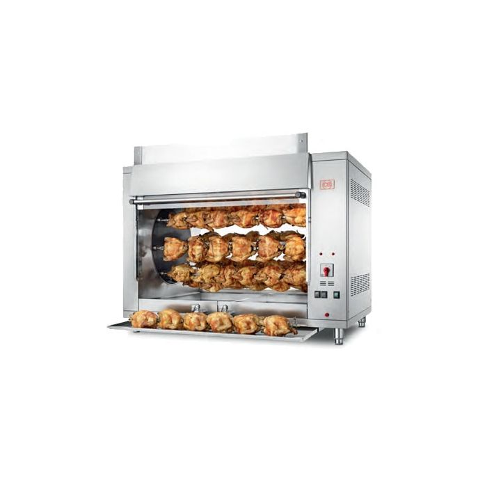 CB P10/8 48P planetary chicken rotisserie. Electric. 48 bird capacity