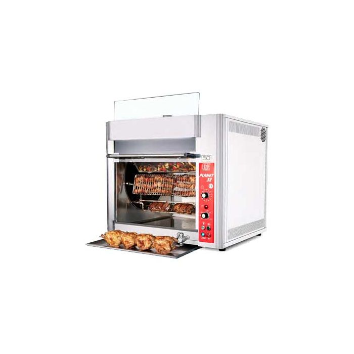 CB Planet 32 chicken rotisserie. High speed electric. 32 bird capacity
