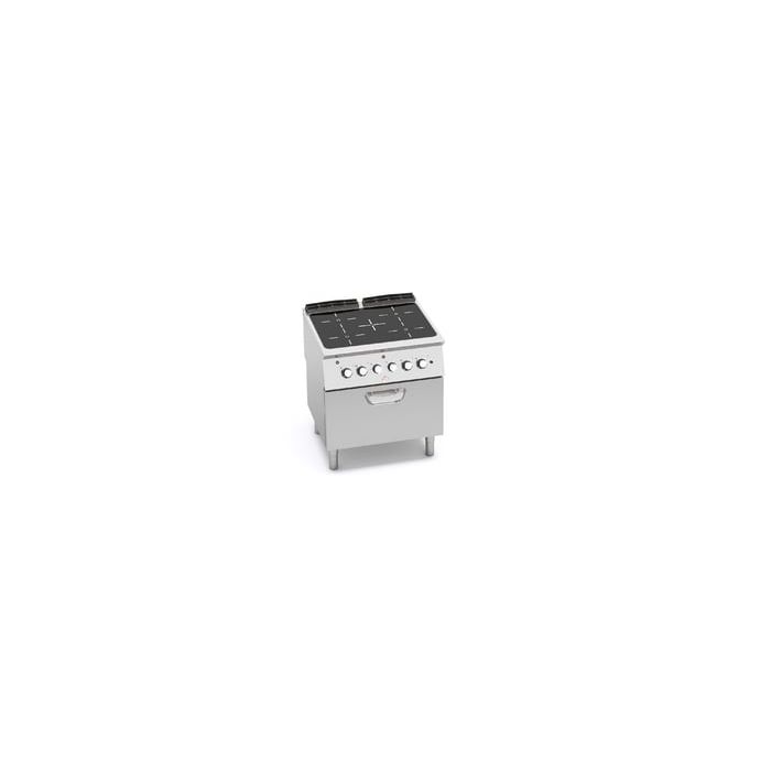 Bertos S700 4-zone infrared top + 2/1 gn electric oven 07734000 SE7P4/VTR+FE