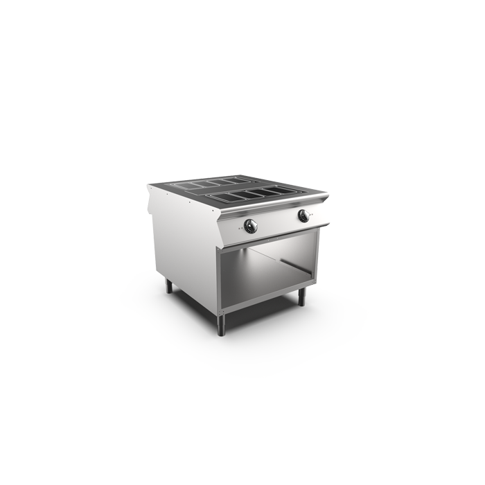Mareno NITC109EG Pass through 4 zone full surface induction top stand