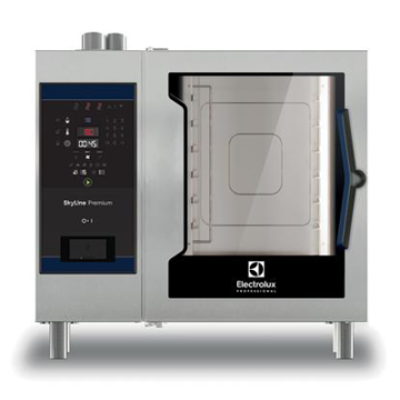 Electrolux 217835 SkyLine Premium Electric Combi Oven 6GN1/1, Left-hinged door