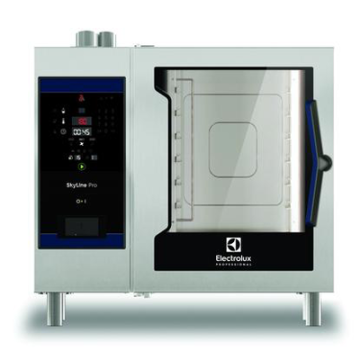 Electrolux 217943 SkyLine Pro Electric Combi Oven 6GN1/1, Left-hinged door