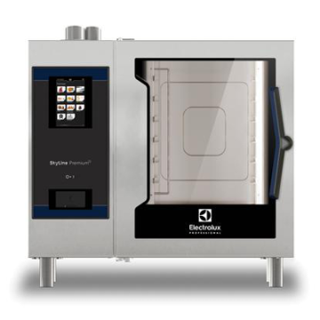 Electrolux 229755 SkyLine PremiumS Electric Combi Oven 6GN1/1, Left hinged door