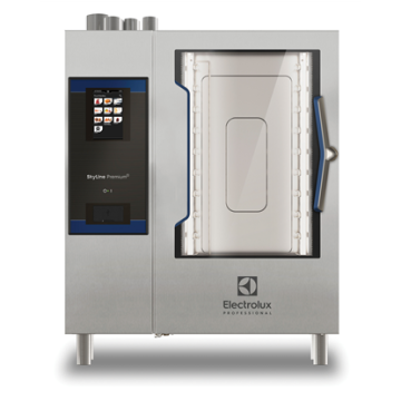 Electrolux SkyLine Natural Gas Combination Oven 10GN1/1, left hinged door, Green Version PNC 229768