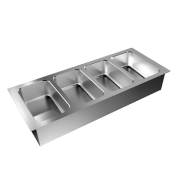 Electrolux Drop-in bain-marie, with four wells (4 GN container capacity) PNC 341007