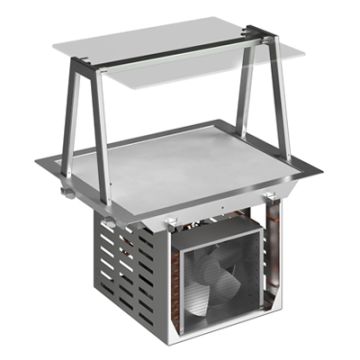 Electrolux 341168 Drop-In Refrigerated quartz surface - 2GN with A overshelf