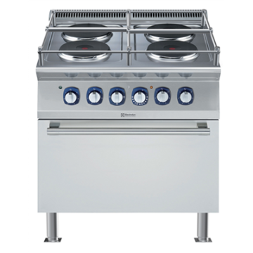 Electrolux 371148 4-Hot Plate (2,6 kW each) electric Range on electric Oven (6 kW) - marine