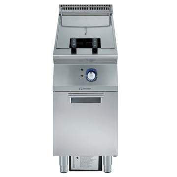 Electrolux 391381 23-lt electric Fryer with 1 "V" shaped well (external heating elements), 2 half size baskets and lid included - Marine - 440V