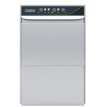 Zanussi 402206 Warewashing Small Double Skin Glasswasher, drain pump, detergent and rinse aid dispensers, 30b/h 