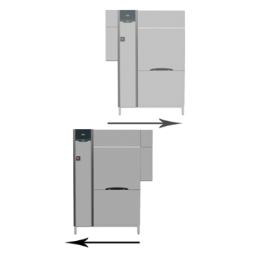 Zanussi 536035 Warewashing Dual rinse rack type dishwasher, 150 racks/hour, electric, 50Hz 