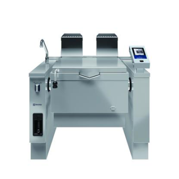 Electrolux 586295 ProThermetic Sprint Gas Tilting Braising Pan, 90lt, Hygienic Profile, Freestanding, external control panel