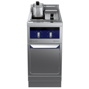 Electrolux thermaline 80 - 2x7 lt Wells Freestanding Electric Deep Fat Fryer, 1 Side, Backsplash, H=700 PNC 588212