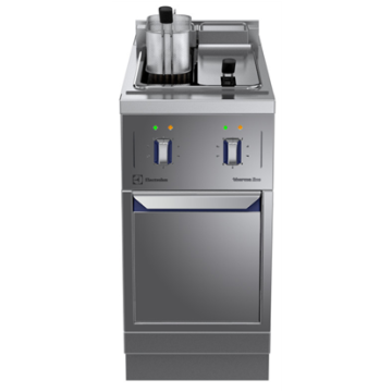Electrolux thermaline 85 - 2x5 liter Freestanding Electric Deep Fat Fryer, 1 Side, Backsplash PNC 588630
