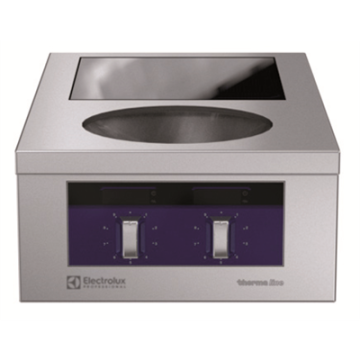Electrolux 589850 Modular Cooking Range Line thermaline 90 - 2 Zone Induction Wok and Plate, 1 Side - MARINE