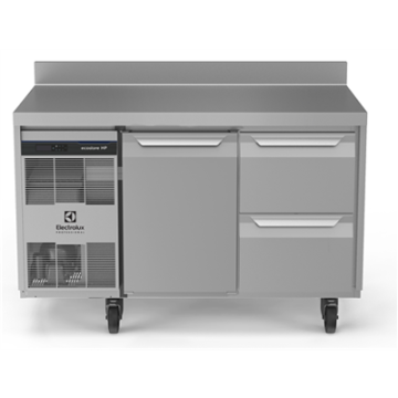 Electrolux 710107 Digital Undercounter ecostore HP Premium Refrigerated Counter - 290lt, 1-Door, 2-Drawer, Upstand, UK Plug