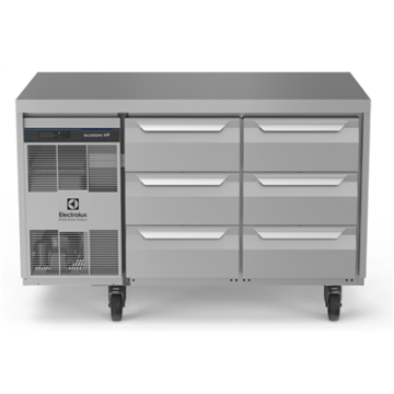 Electrolux 710110 Digital Undercounter ecostore HP Premium Refrigerated Counter - 290lt, 6x1/3 Drawers, UK Plug