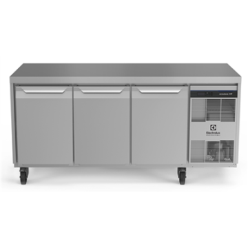Electrolux 710114 Digital Undercounter ecostore HP Premium Refrigerated Counter - 440lt, 3-Door, Cooling Unit Right, UK Plug