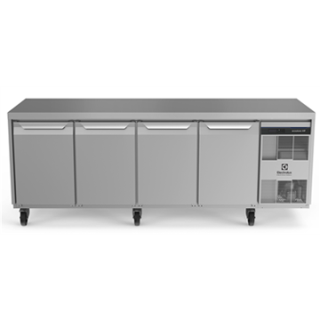 Electrolux 710123 Digital Undercounter ecostore HP Premium Refrigerated Counter - 590lt, 4-Door, Right Cooling Unit, UK Plug
