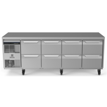 Electrolux 710124 Digital Undercounter ecostore HP Premium Refrigerated Counter - 590lt, 8x1/2 Drawers, UK Plug