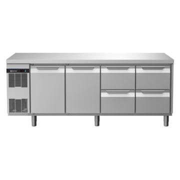 Electrolux ecostore HP Concept Refrigerated Counter - 2 Door, 4 Drawers PNC 710345