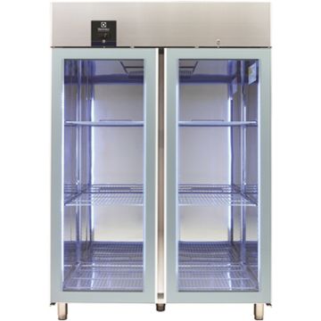 Electrolux 725384 ecostore 2 Glass Door Digital Refrigerator, 1430lt (+2 /+10) - R290
