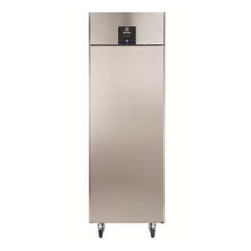 Electrolux 725456 ecostore HPe 1 Door Digital Stainless Steel Refrigerator, 670lt (-2/+10) with wheels and UK Plug, R290 - Class A