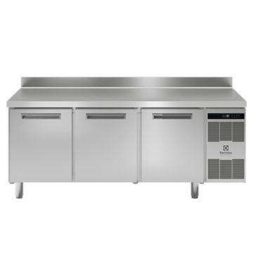 Electrolux 728970 Pastry and Bakery Line 3 Door Refrigerated Counter, -2&deg;/+7&deg;C, 600X400 grid, with upstand
