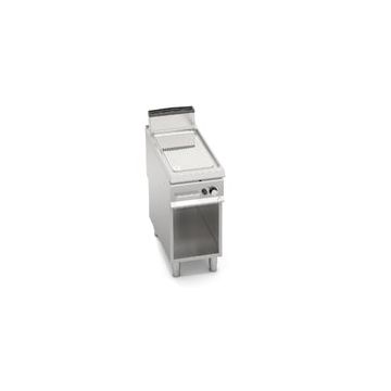 Bertos S900 ribbed gas griddle (compound) on cabinet 13301900 SG9FR4M/CPD