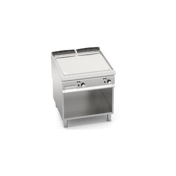 Bertos S900 grooved electric griddle (compound) with cabinet 13401700 SE9FR8MP-2/CPD