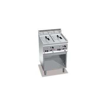 Bertos Plus 600 gas fryer with cabinet - single tank 8 + 8 l 17270500 GL8+8M