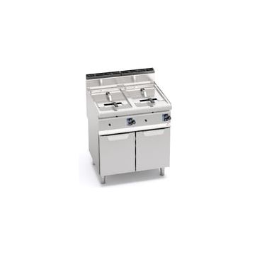 Bertos Macros 700 gas fryer with cabinet - twin tank 10 + 10 l 17400000 GL10+10M