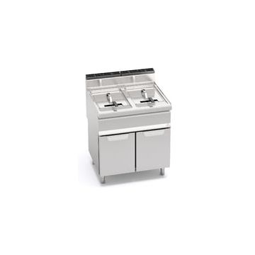 Bertos Macros 700 gas fryer with cabinet - twin tank 20+20 l 17480000 GL20+20M