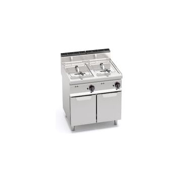 Bertos Macros 700 electric fryer with cabinet - twin tank 10+10 l 18502500 E7F10-8M-/-E7F10-8MS