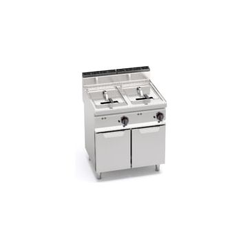 Bertos Macros 700 electric fryer with cabinet - twin tank 18+18 l 18506500 E7F18-8M-/-E7F18-8MS