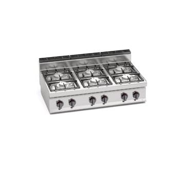 Bertos Macros 700 6-burner gas stove 18603100 G7F6BPW