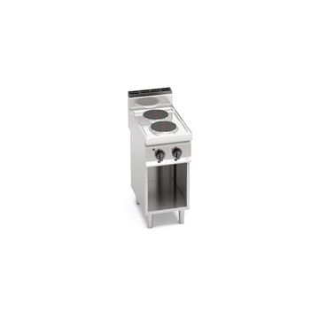Bertos Macros 700 2 round plate electric stove with cabinet 18721500 E7P2M