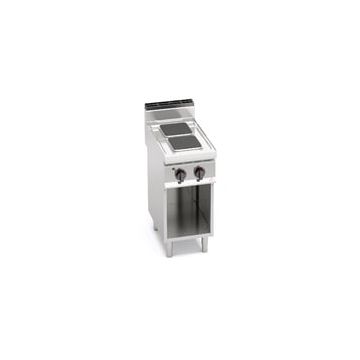 Bertos Macros 700 2 square plate electric stove with cabinet 18721600 E7PQ2M