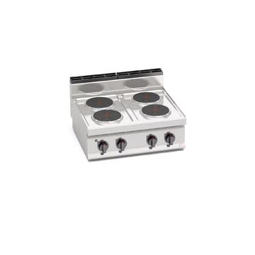Bertos Macros 700 4 round plate electric stove 18722000 E7P4B