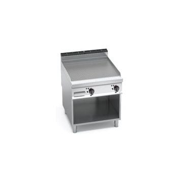 Bertos Maxima 900 ribbed electric griddles on cabinet 20404500 E9FR8M-2